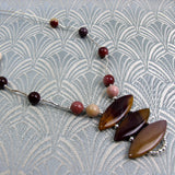 mookaite silver necklace design
