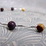 mookaite semi-precious beads
