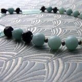 blue semi-precious amazonite beads