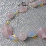 pink gemstone beads rose quartz