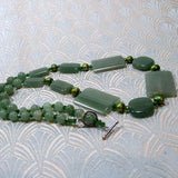 green aventurine handmade semi-precious necklace
