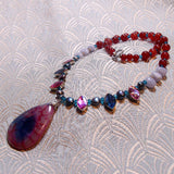 unique handmade semi-precious stone necklace