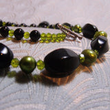black onyx semi-precious stone beads