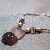 short handcrafted semi-precious necklace uk
