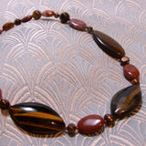handmade jasper tigers eye necklace uk