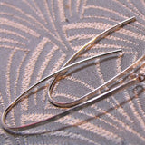 long drop sterling silver earring hooks