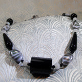 medium length semi-precious stone necklace