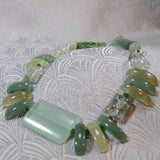 green semi-precious stone jewellery necklace