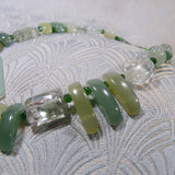 unique green handmade necklace