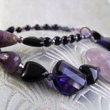 purple crystal amethyst beads