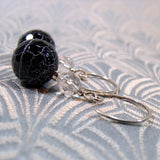handmade drop earrings, semi-precious stone handmade earrings