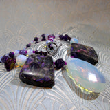 unique opal quartz necklace uk