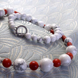 semi-precious gemstone howlite beads