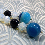 blue semi-precious beads