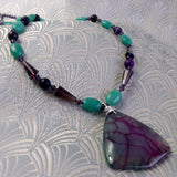 agate pendant necklace