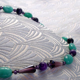 semi-precious beaded necklace