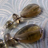detail for gemstone earrings