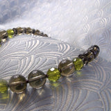 smoky quartz semi-precious stone beads