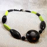 green black handmade necklace design