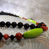 black green semi-precious stone beads