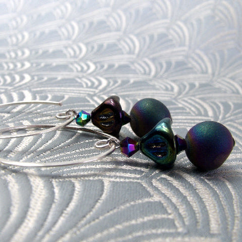 Semi-precious handmade jewellery sale, sale earrings A175