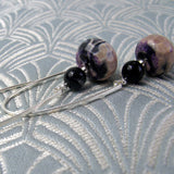 semi-precious stone earrings uk