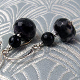 short agate earrings
