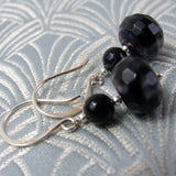 agate bead earrings