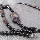 long jasper necklace design