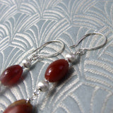 semi-precious handmade jewellery sale, sale earrings STE18