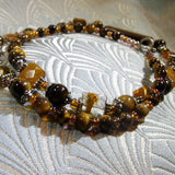 set of semi-precious tigers eye beads