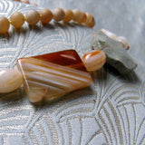 semi-precious agate stone beads