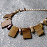 jasper semi-precious stone necklace uk