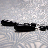 long black onyx beads