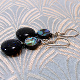 unique blue gemstone earrings uk