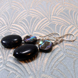 blue goldstone earrings uk