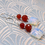carnelian gemstone earrings uk