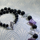 purple gemstone necklace