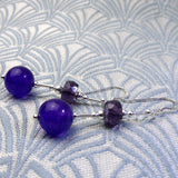 purple earring design