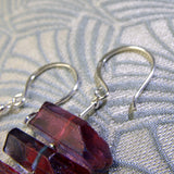 sterling silver earrings hooks, semi-precious jewellery design