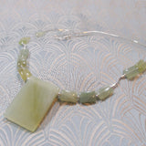 jade semi-precious stone jewellery necklace