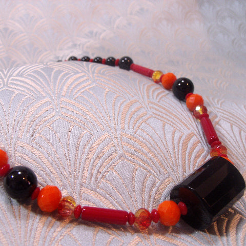 semi-precious handmade jewellery sale, sale necklace A32