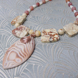 gemstone pendant necklace, semi-precious stone jewellery
