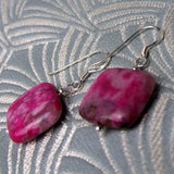 Short drop semi-precious earrings, short drop semi-precious earrings, handmade earrings handmade BB23