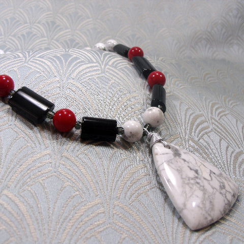 semi-precious handmade jewellery sale, sale necklace A46