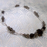 smoky quartz necklace uk