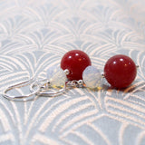 semi-precious gemstone earrings, handmade gemstone jewellery sale, online jewellery sale