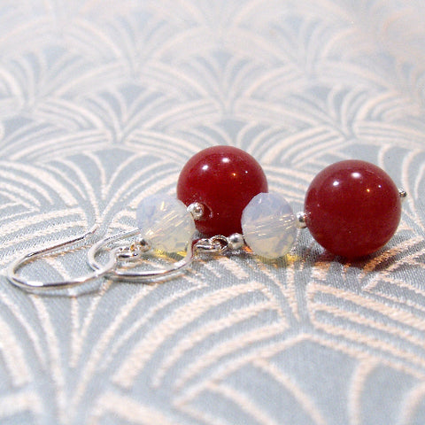 semi-precious handmade jewellery sale, sale earrings A20