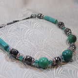 semi-precious turquoise necklace design