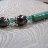 hematite turquoise semi-precious beads